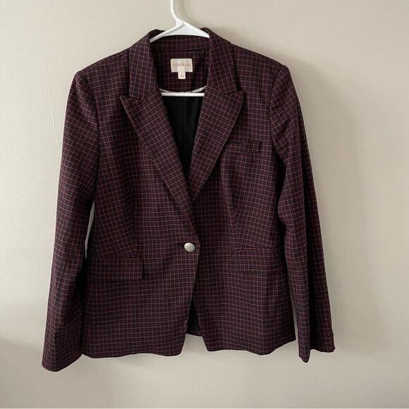 Riley and Rae Mini Checkered Blazer | Sz 4 - Picture 1 of 6